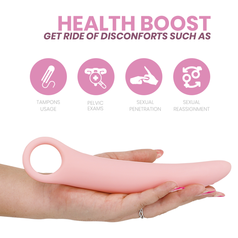 Set Dilatatori Vaginali Intimichic — Silicone Medico, 5 Pz