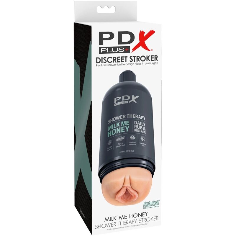 Masturbatore Discreto PDX Plus Shower Therapy Milk Me Honey
