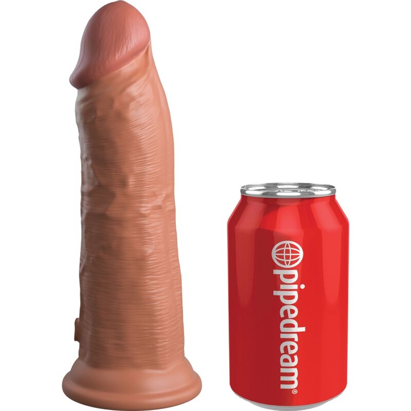 Dildo Realistico Vibrante King Cock Elite — Silicone 20 cm