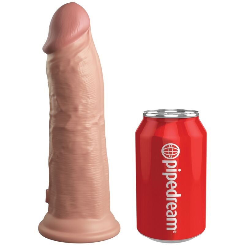 Dildo Realistico Vibrante King Cock Elite — Silicone 20 cm