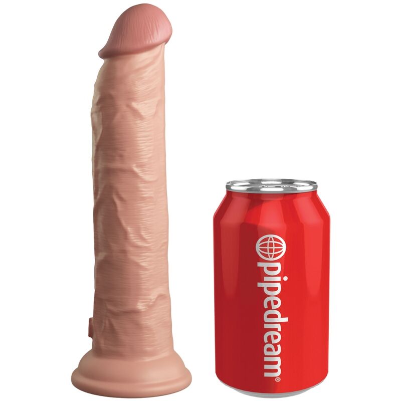 Dildo Realistico Vibrante con Telecomando King Cock Elite — 23 cm