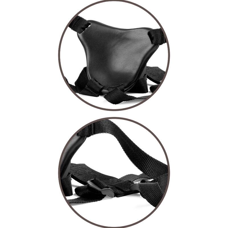 Imbracatura Strapless King Cock Elite — Dildo Silicone 17,8 cm