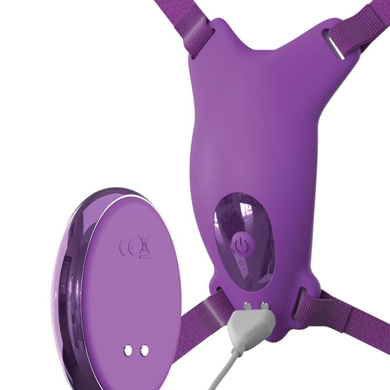 Pettorina Vibrante Fantasy For Her Farfalla Telecomando Viola