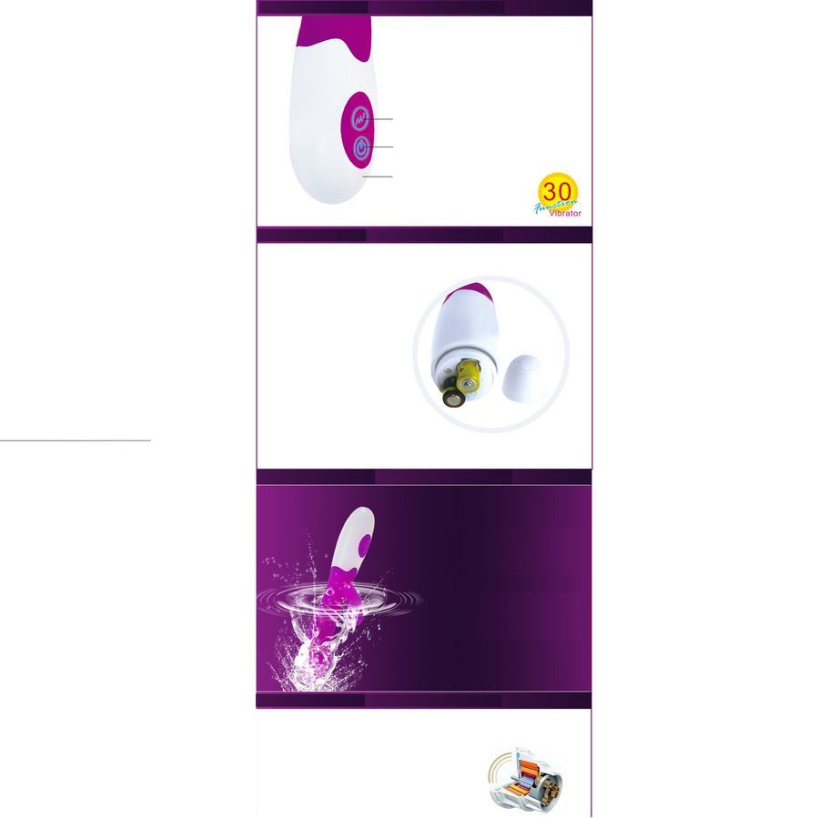Vibratore Clitoride e Interno Pretty Love Snappy — 30 Ritmi