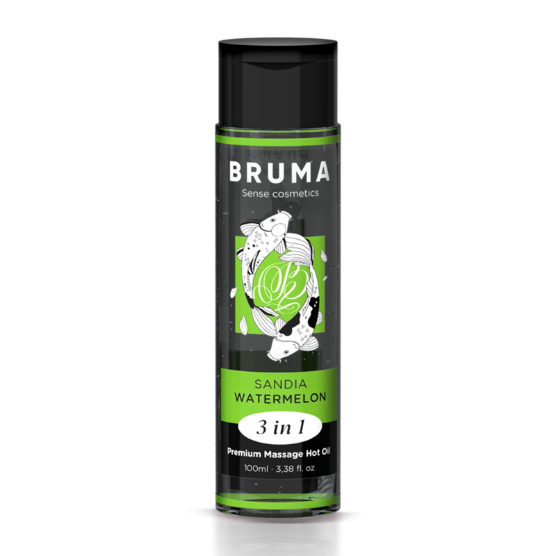 Olio da Massaggio Erotico Bruma — Effetto Calore, Anguria 100 ml