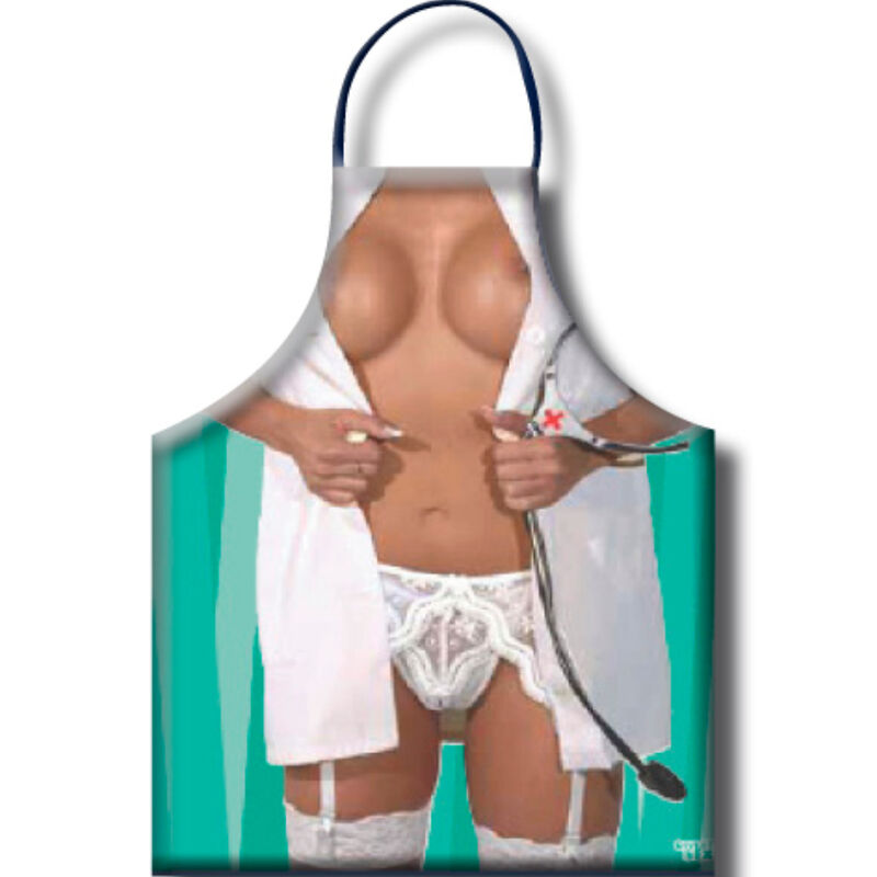 Costume Erotico Grembiule Infermiera Diablo Picante — Poliestere