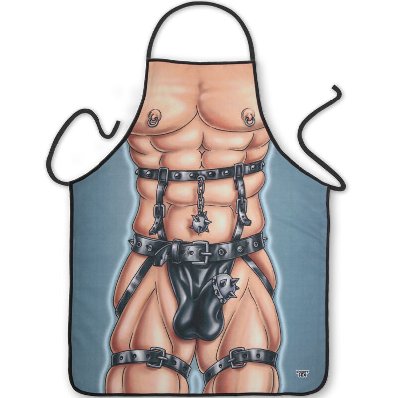 Costume Erotico Grembiule da Uomo Diablo Picante — Poliestere