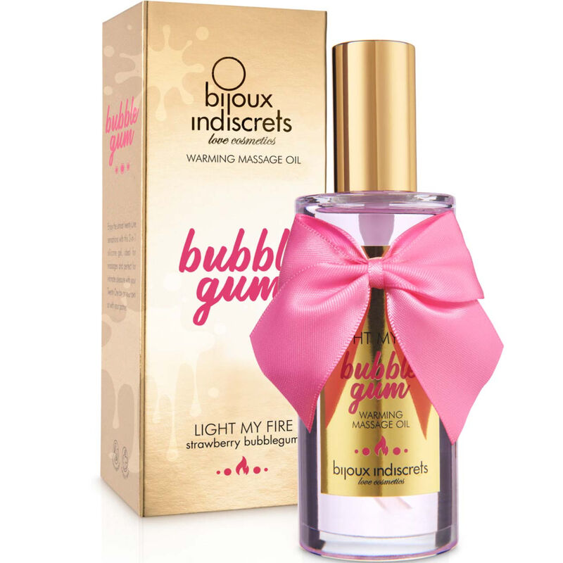 Olio da Massaggio Erotico Effetto Calore Bijoux Light My Fire