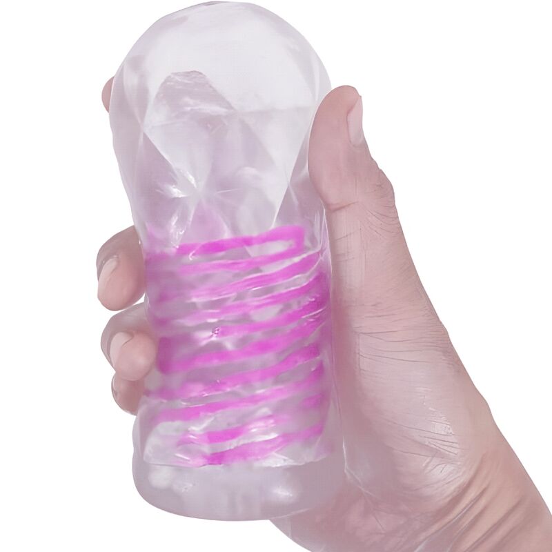 Masturbatore Maschile Rotante Pretty Love Fantasy — Trasparente