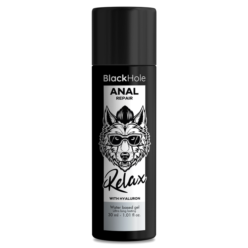 Lubrificante Anale Rilassante Black Hole — Base Acqua, 30 ml
