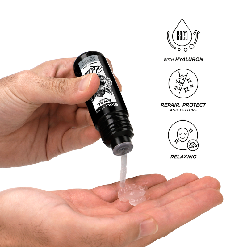 Lubrificante Anale Rilassante Black Hole — Base Acqua, 30 ml