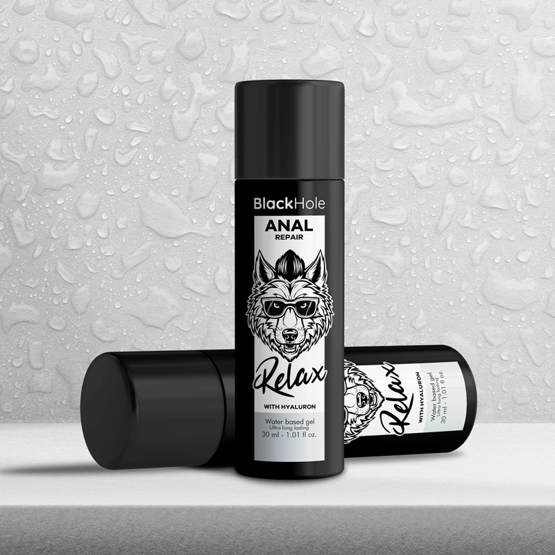 Lubrificante Anale Rilassante Black Hole — Base Acqua, 30 ml