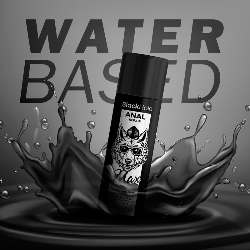 Lubrificante Anale Rilassante Black Hole — Base Acqua, 30 ml