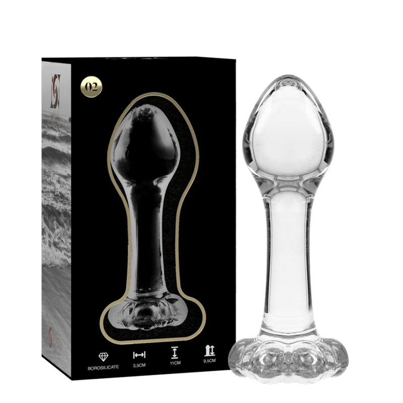 Plug Anale in Vetro Borosilicato Nebula by Ibiza — Modello 2