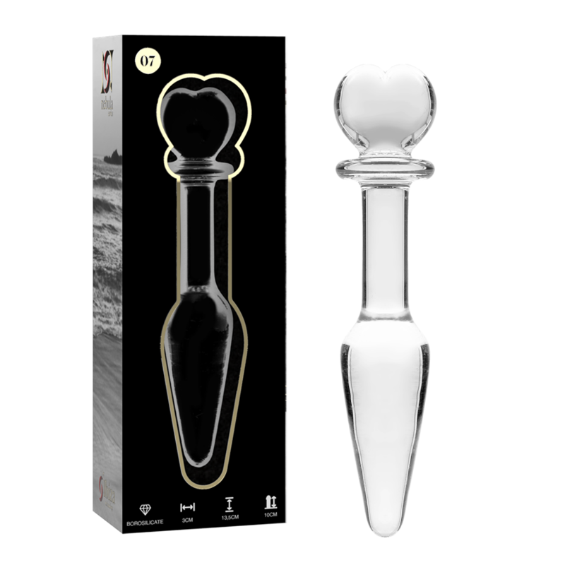 Plug Anale in Vetro Borosilicato Nebula Series Modello 7 — 13,5 cm