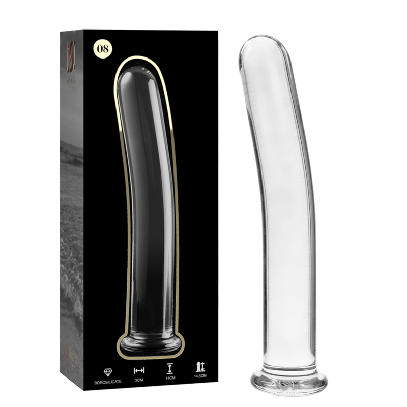 Plug Anale in Vetro Borosilicato Nebula Series Modello 8 — 14.5 cm