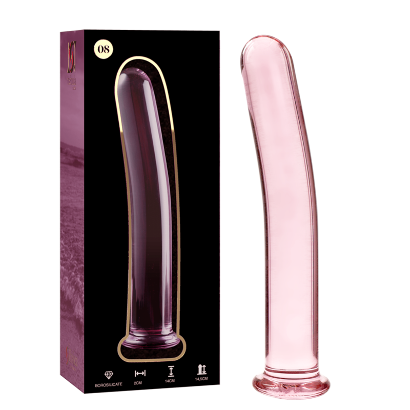 Plug Anale in Vetro Borosilicato Nebula Series Modello 8 — 14,5 cm