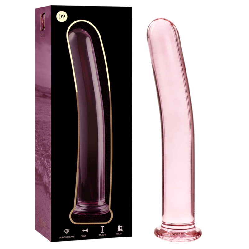 Plug Anale in Vetro Borosilicato Nebula Series Modello 9 — 15,5 cm
