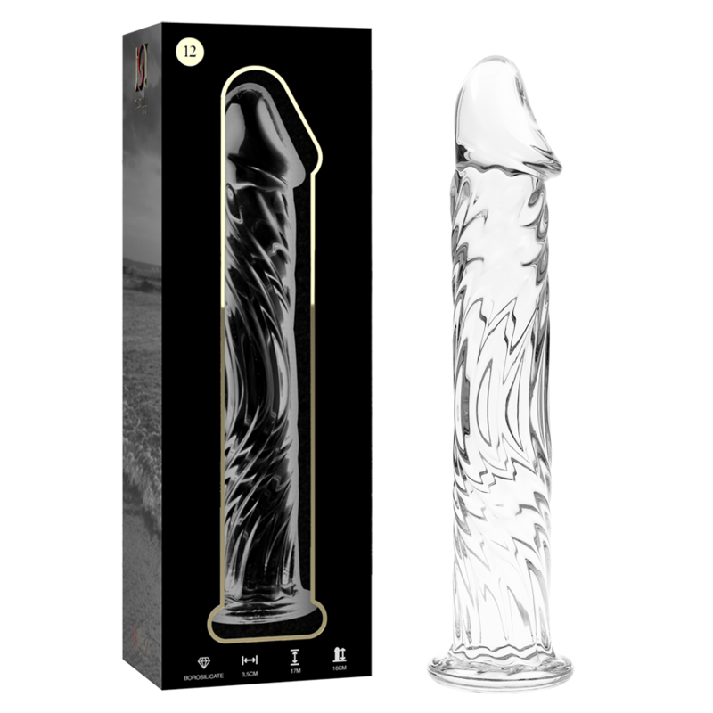 Plug Anale in Vetro Borosilicato Nebula Series Modello 12 — 17 cm