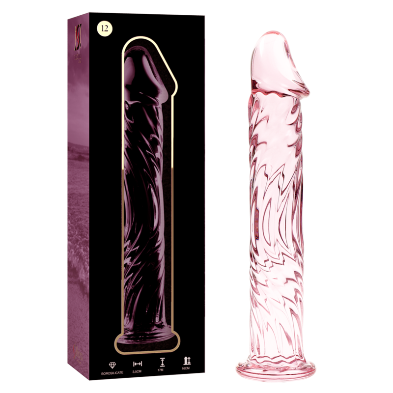 Plug Anale in Vetro Borosilicato Nebula Series Modello 12 — 17 cm