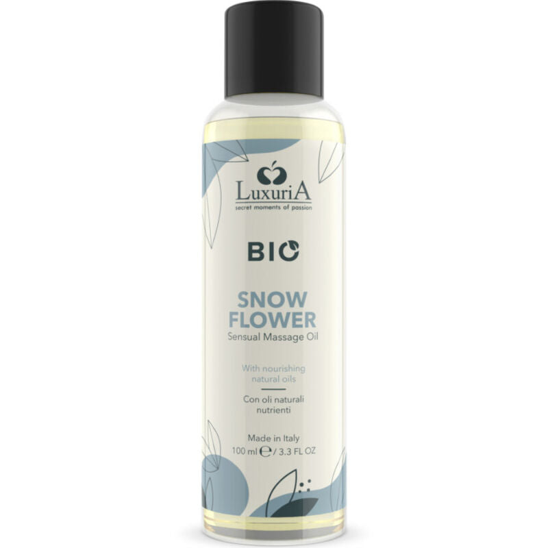 Olio da Massaggio Erotico Intimateline Luxuria Snow Flower Bio — 100 ml