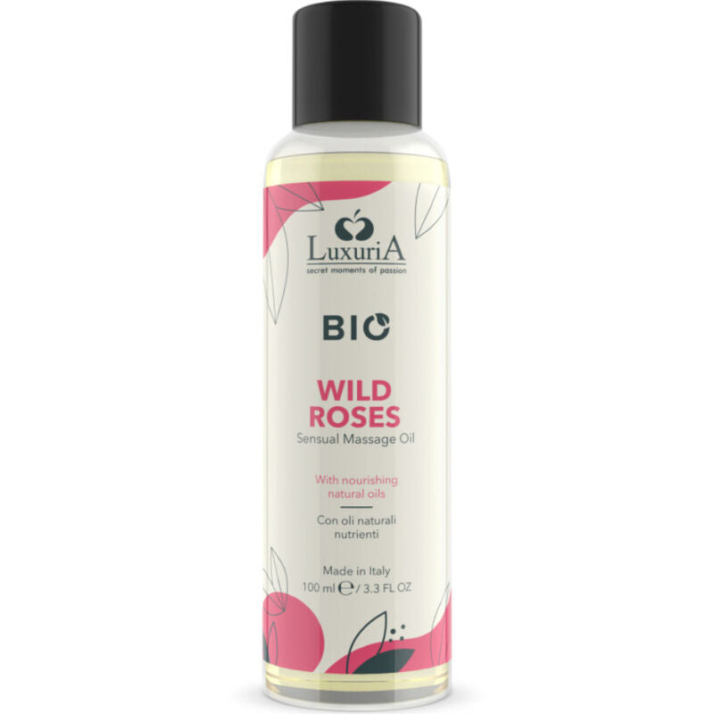 Olio da Massaggio Erotico Intimateline Luxuria Bio Rosa — 100 ml