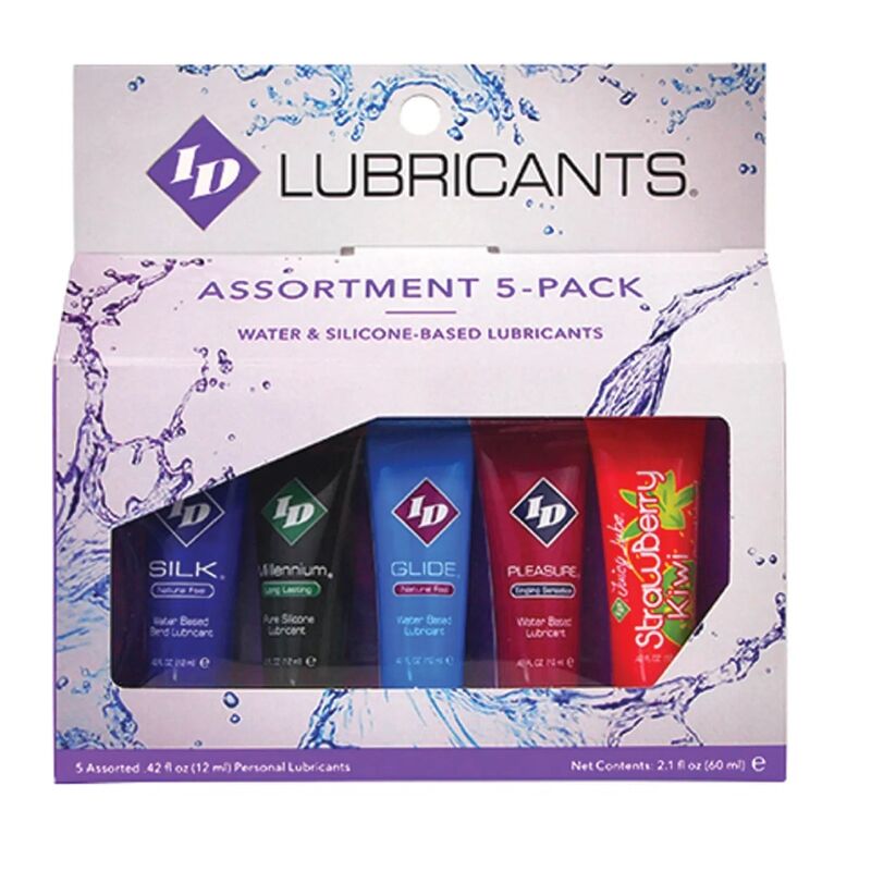 Lubrificante Intimo Aromatizzato ID Juicy Lube — Kit 5x12 ml