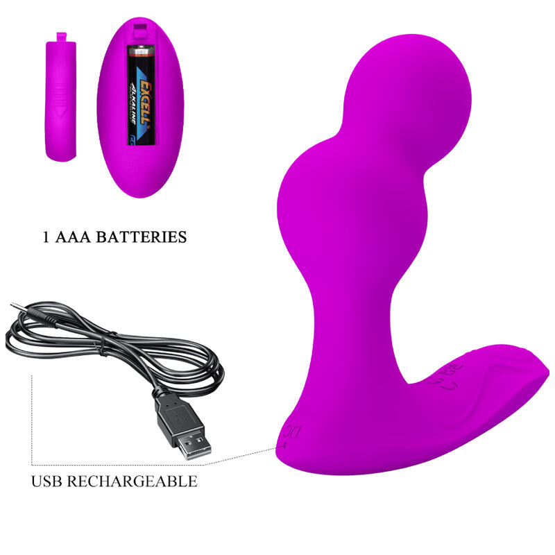 Plug Anale Vibrante con Telecomando Pretty Love Terrance