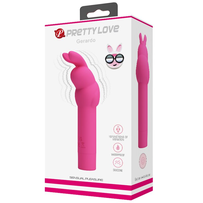 Vibratore Rabbit Pretty Love Gerardo — Silicone, 10 Modalità