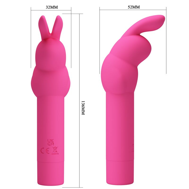 Vibratore Rabbit Pretty Love Gerardo — Silicone, 10 Modalità