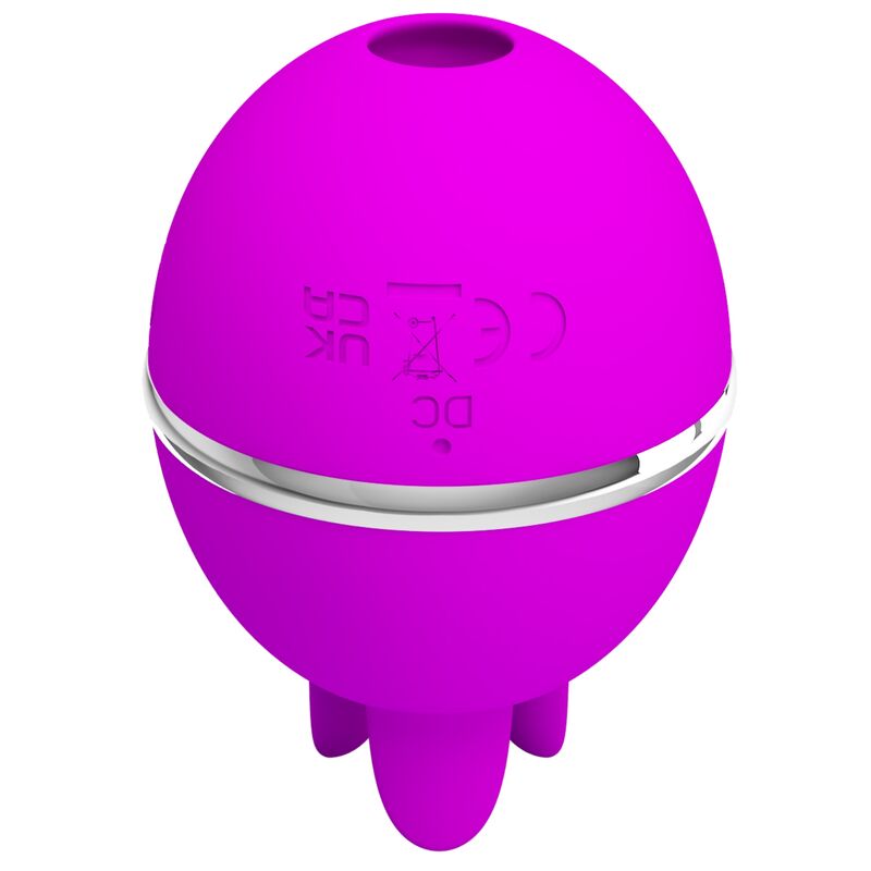 Stimolatore Vulvare Pulsante Pretty Love Gemini Ball — Viola