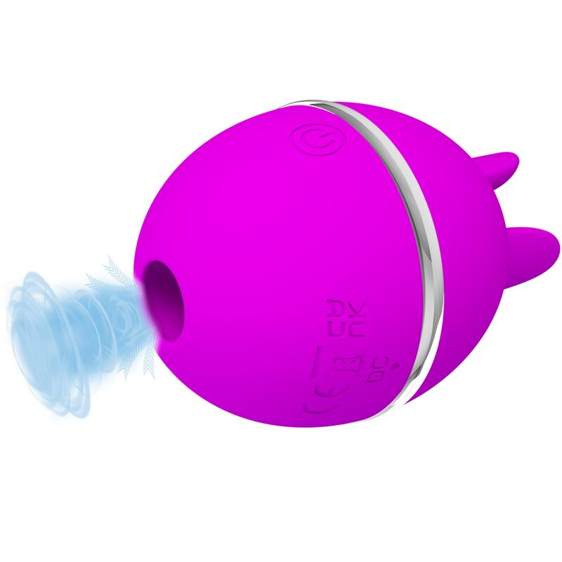 Stimolatore Vulvare Pulsante Pretty Love Gemini Ball — Viola
