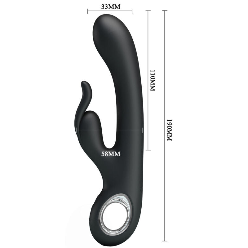 Vibratore Rabbit Riscaldante Pretty Love Carina — Silicone
