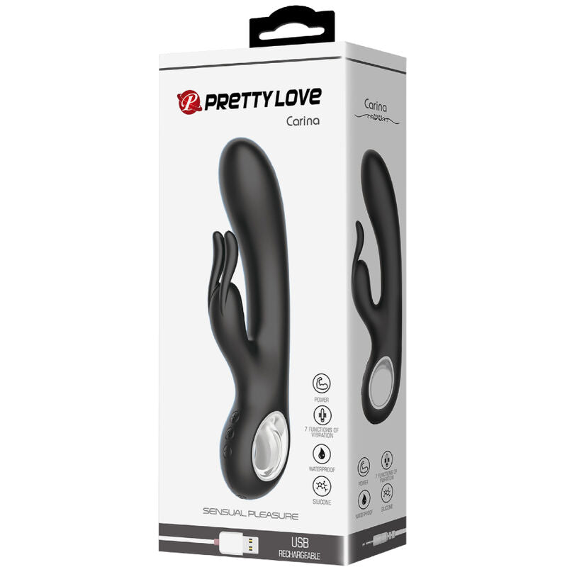 Vibratore Rabbit Riscaldante Pretty Love Carina — Silicone
