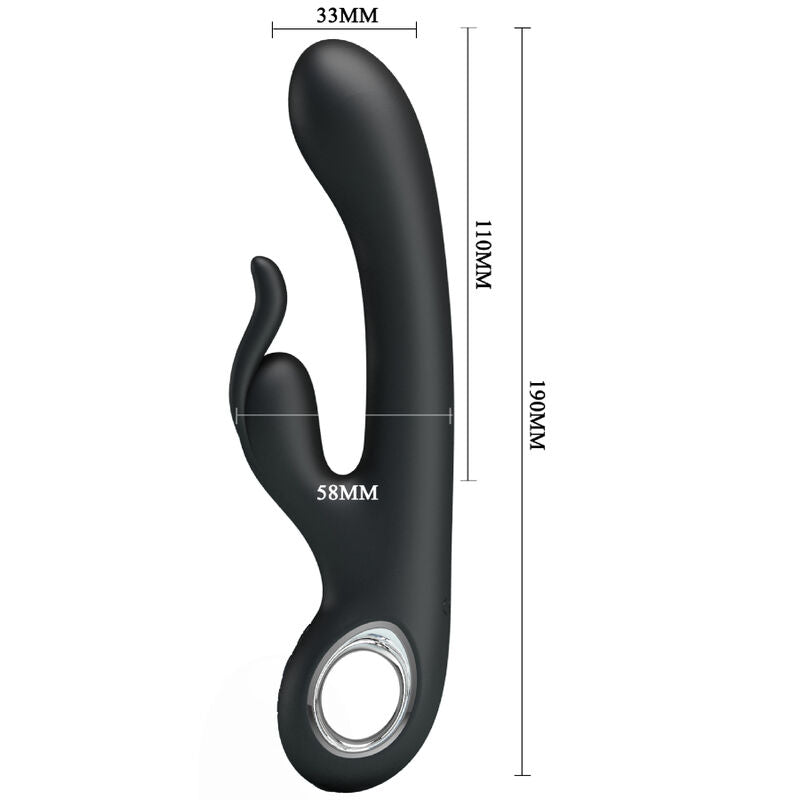 Vibratore Rabbit Riscaldante Pretty Love Carina — Silicone
