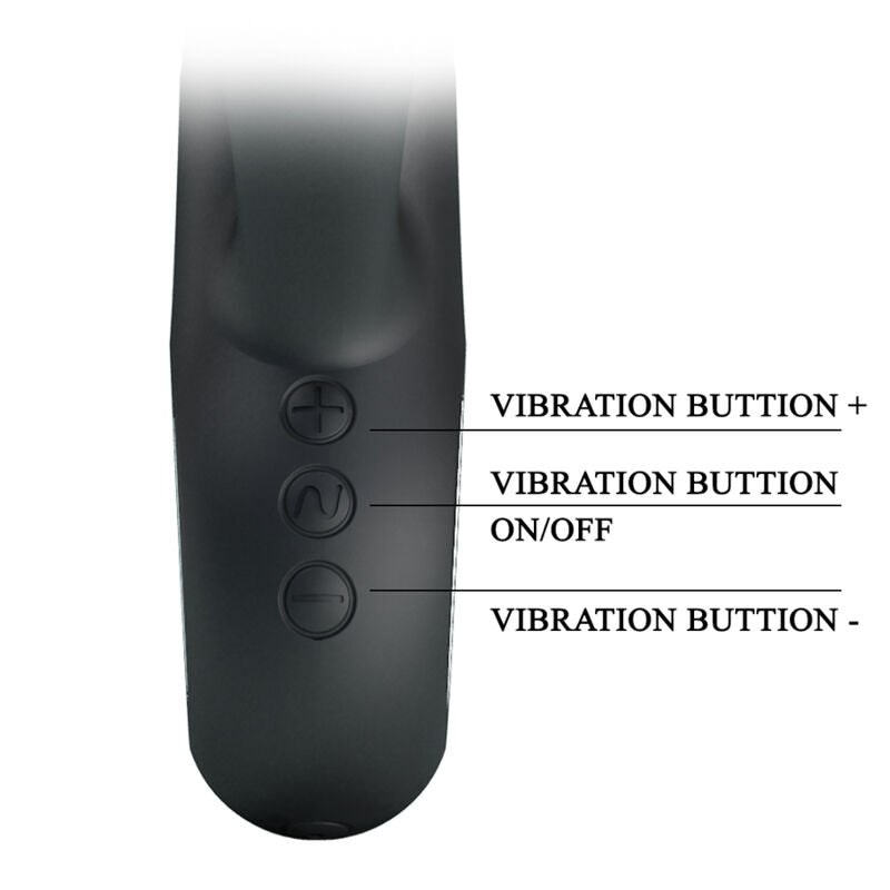Vibratore Rabbit Punto G e Clitoride Pretty Love Ansel — 7 Modalità