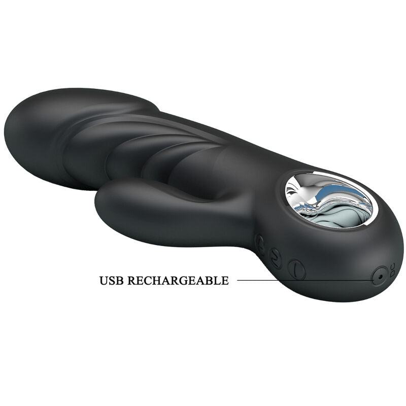 Vibratore Rabbit Punto G e Clitoride Pretty Love Ansel — 7 Modalità