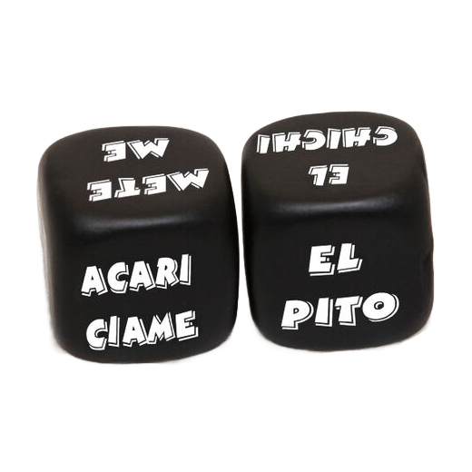 Dadi Erotici Posizioni Diablo Picante — 2 Dadi 25 mm, 36 Combo