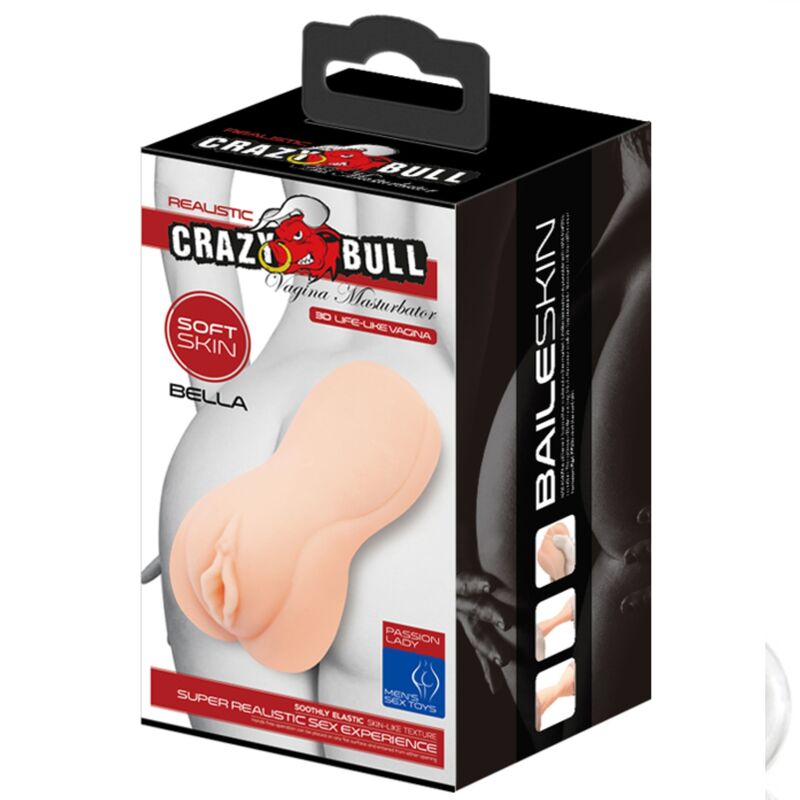 Masturbatore Maschile Realistico Crazy Bull — Vagina Morbida