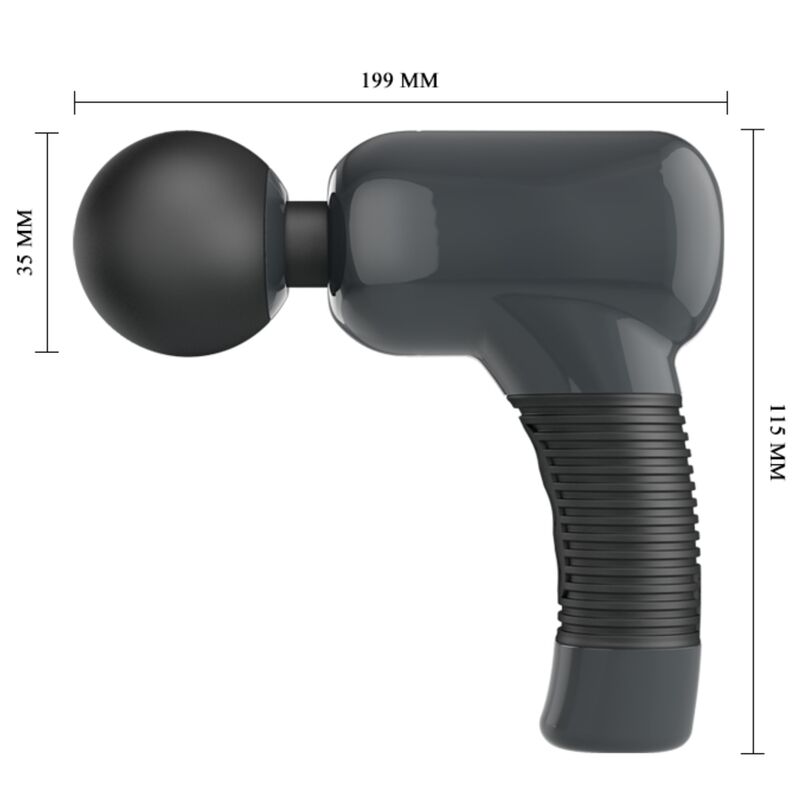 Vibratore Wand Ricaricabile Pretty Love Magic Gun — 7 Funzioni