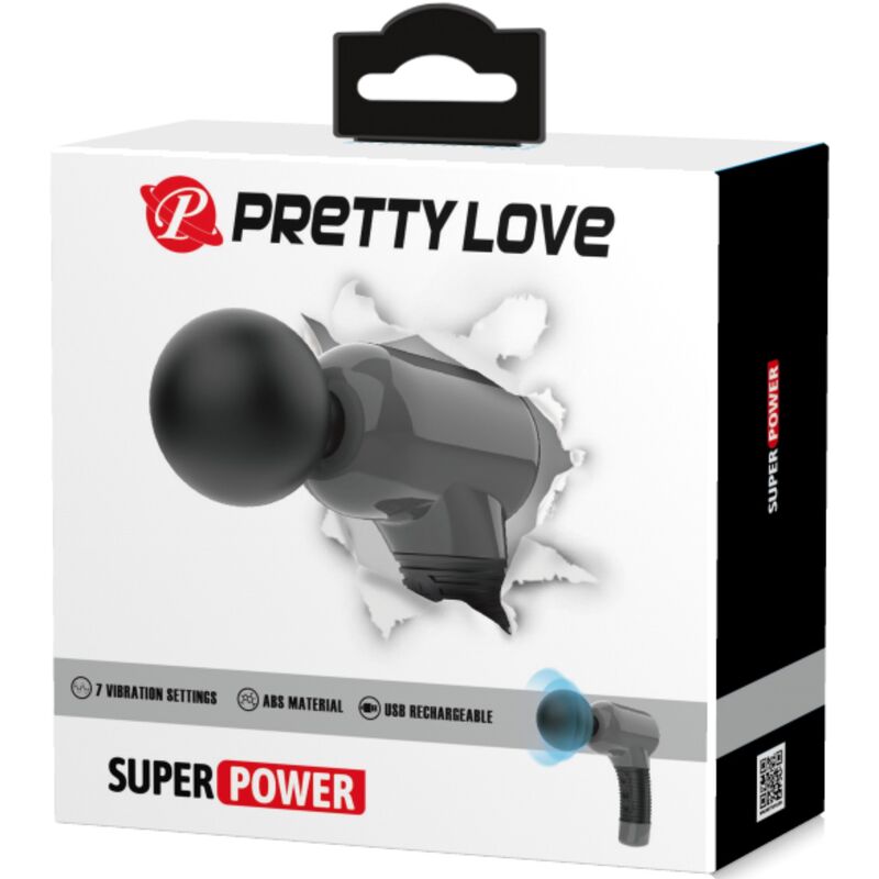 Vibratore Wand Ricaricabile Pretty Love Magic Gun — 7 Funzioni