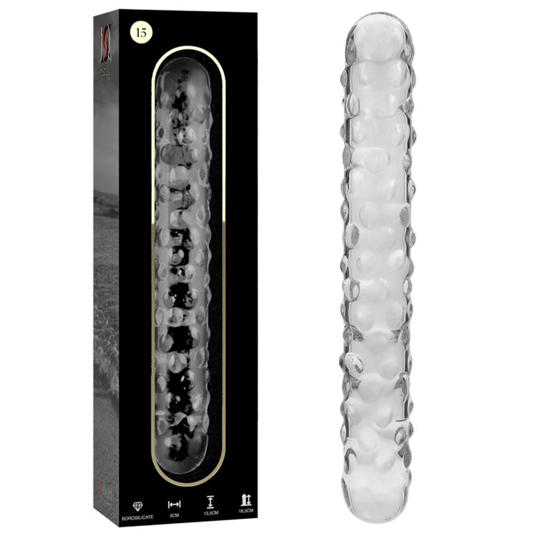 Plug Anale in Vetro Borosilicato Nebula Series Modello 15 — 18,5 cm