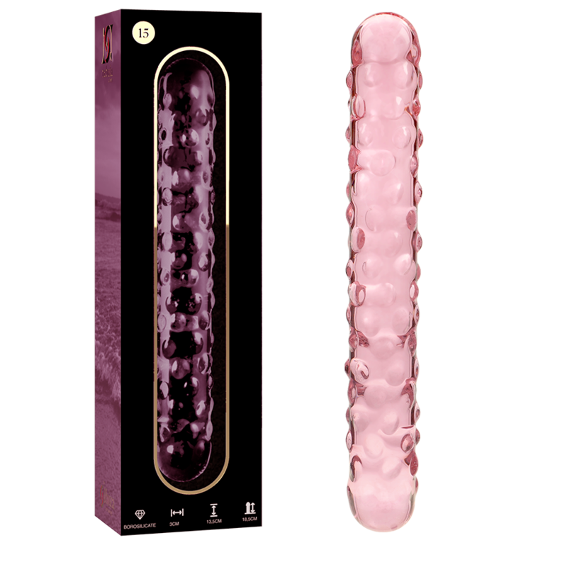 Plug Anale in Vetro Borosilicato Nebula Series Modello 15 — 18,5 cm