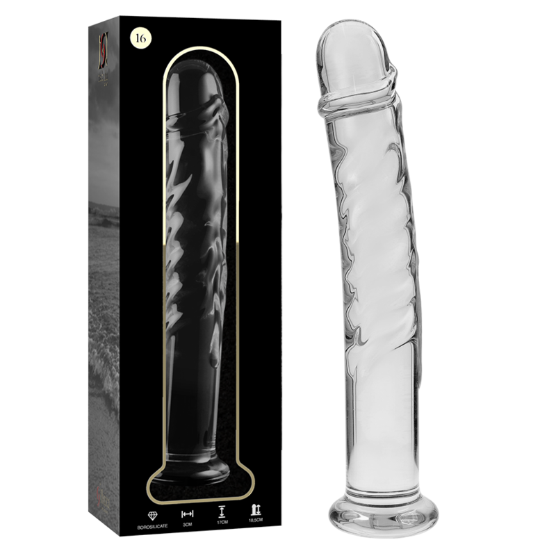 Plug Anale in Vetro Nebula Series by Ibiza Modello 16 — 18.5 cm