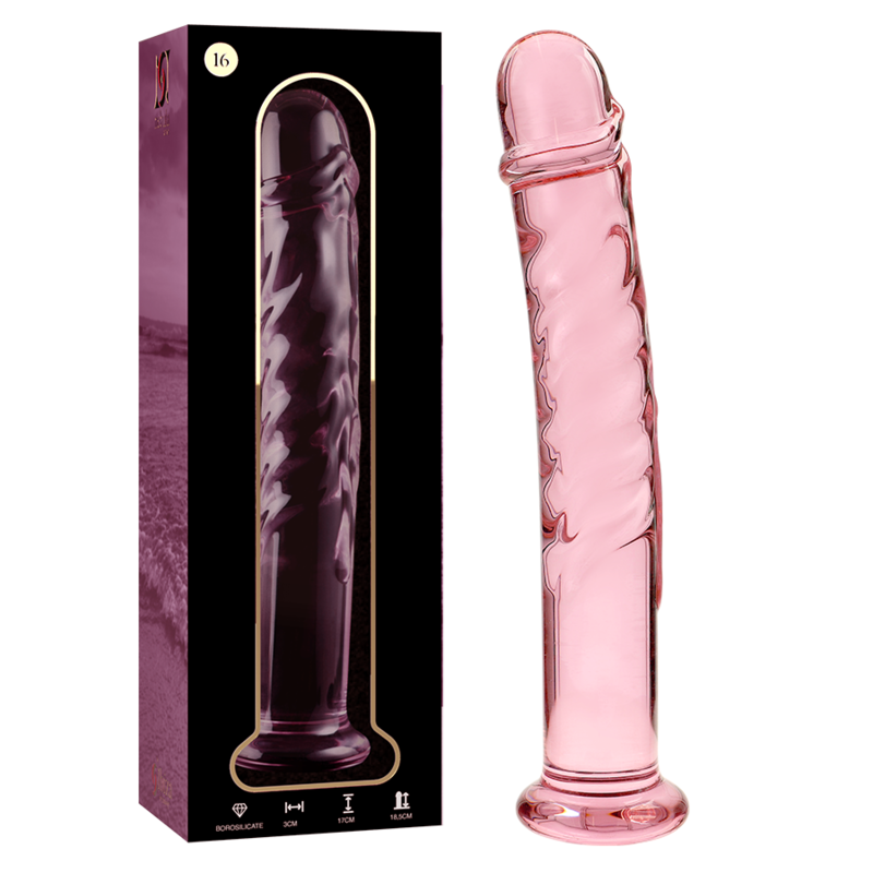 Plug Anale in Vetro Borosilicato Nebula Series Modello 16 — 18.5 cm