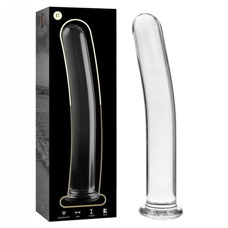 Plug Anale in Vetro Borosilicato Nebula Series Modello 17 — 18.5 cm