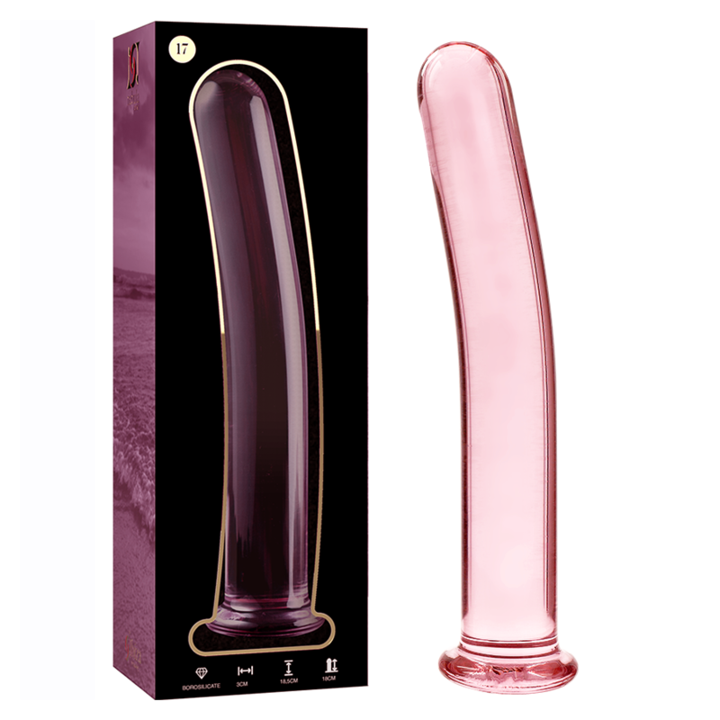 Plug Anale in Vetro Borosilicato Nebula Series Modello 17 — 18.5 cm