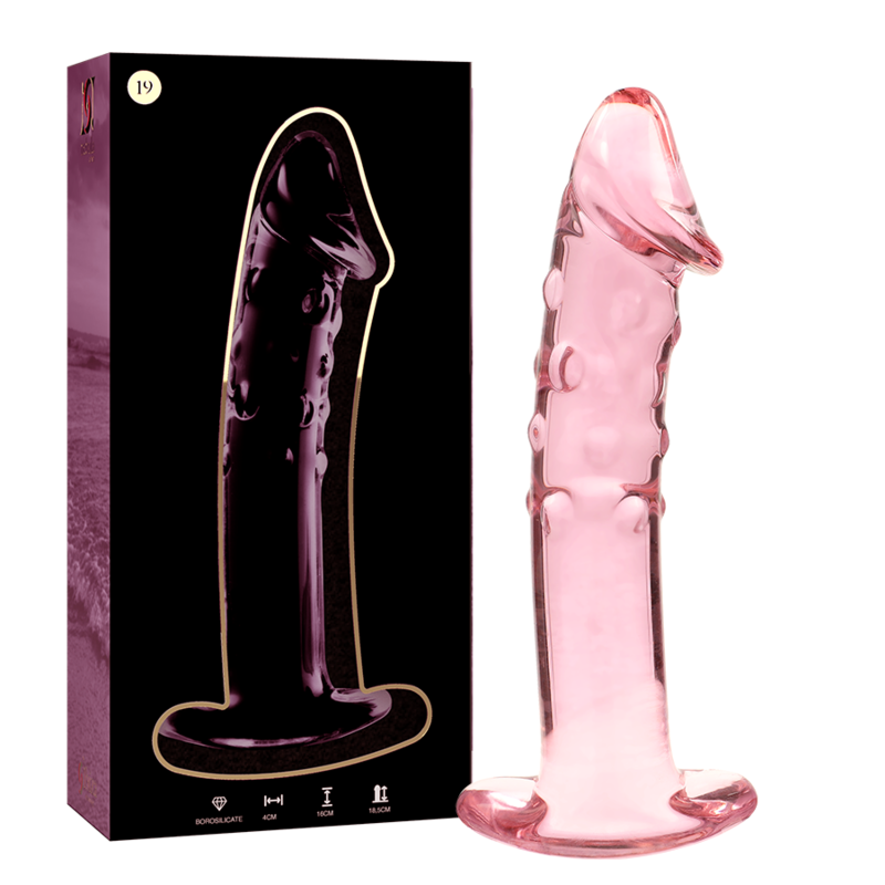 Plug Anale in Vetro Borosilicato Nebula Series Modello 19 — 18.5 cm