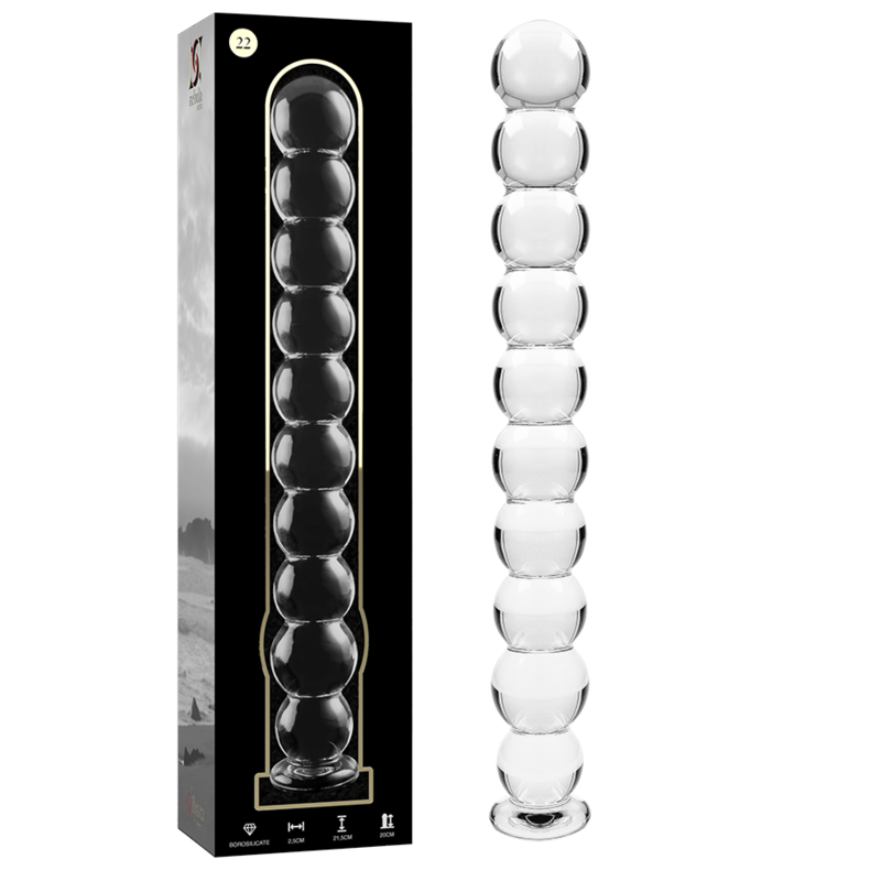 Plug Anale in Vetro Borosilicato Nebula by Ibiza — Mod. 22