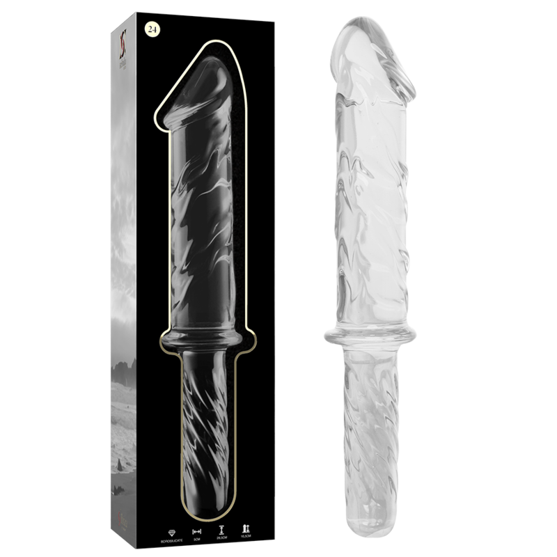 Plug Anale in Vetro Borosilicato Nebula Series Modello 24 — 28,5 cm